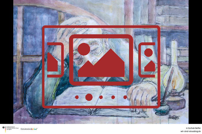 Das slideshow-Fenster zu den Bildern zur 'kreativen Auseinandersetzung mit Janusz Korczak durch 2 Künstler aus 2 Generationen' anzeigen ...
