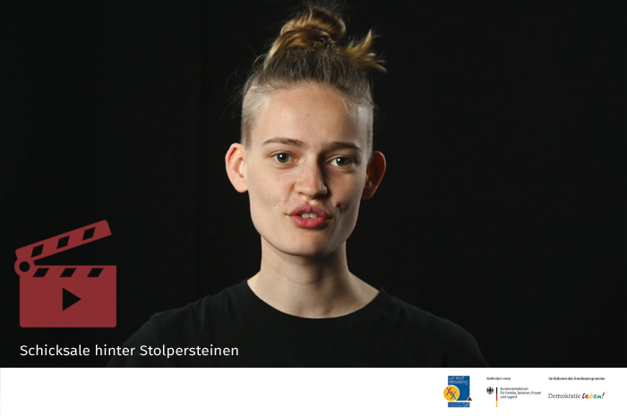 Das Video-Fenster 'Schicksale hinter Stolpersteinen :: In Zusammenarbeit mit Studentinnen und Studenten der Hochschule für Musik und Darstellende Kunst / Institut für Sprechkunst und Kommunikationspädagogik – Stuttgart' anzeigen ...